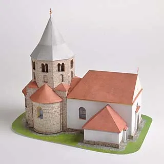 Papierový model Kostol sv. Petra a Pavla - Řeznovice